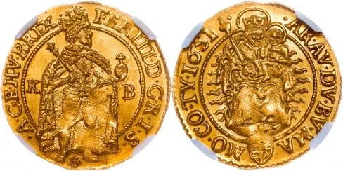 Ferdinand III. (1637-1657) Ducat 1651 KB