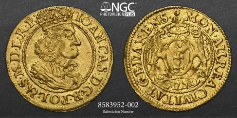 Poland - John II Casimir, Ducat 1651 Danzig