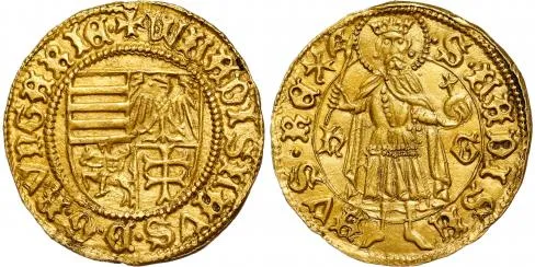 Wladislaus I. (1440-1444) Goldgulden o.J. (1441) Hermannstadt