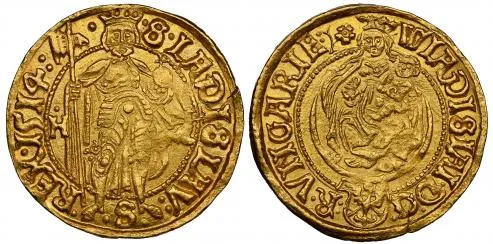 Wladislaus II. (1490-1516) Goldgulden 1514 Hermannstadt