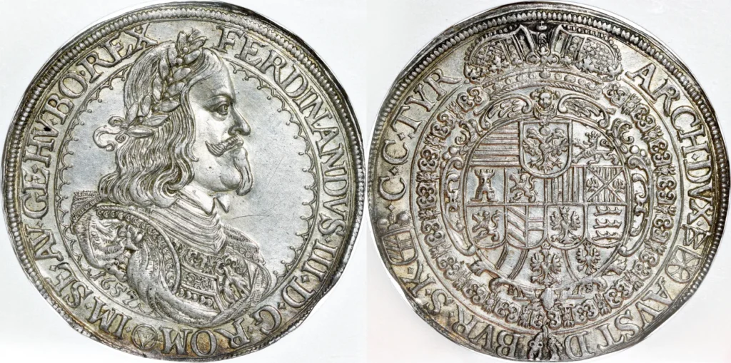 Ferdinand III. (1637-1657) Thaler 1657 Vienna