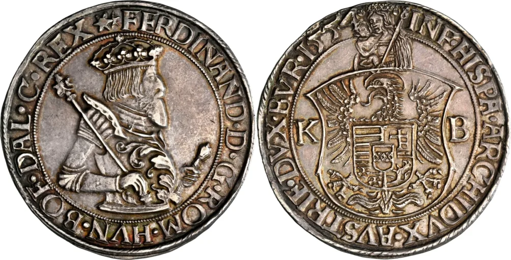 Ferdinand I. (1521-1564) Thaler 1554 KB