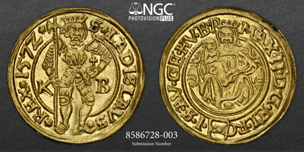 Maximilian II. (1564-1576) Ducat 1572 KB