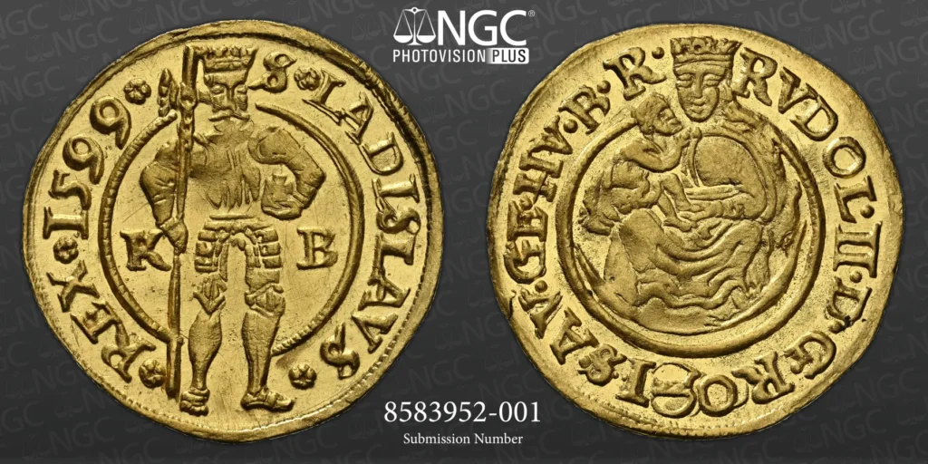 Rudolph II. (1576 - 1612) Ducat 1599 KB