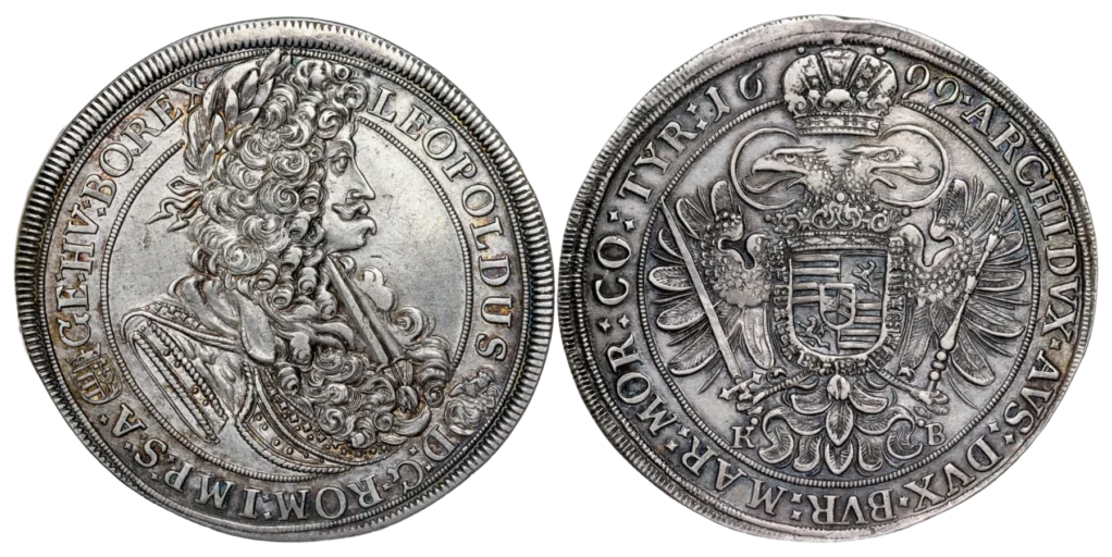 Leopold I. (1657-1705) Thaler 1699 KB
