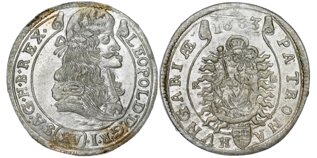 Leopold I. (1657-1705) XV Kreuzer 1683 KB