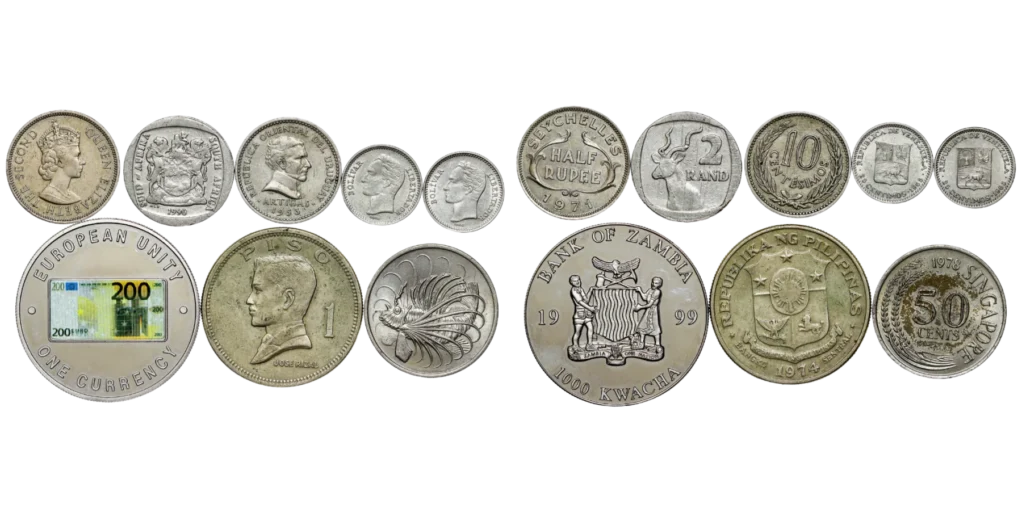 World Coin LOT - 8 pcs