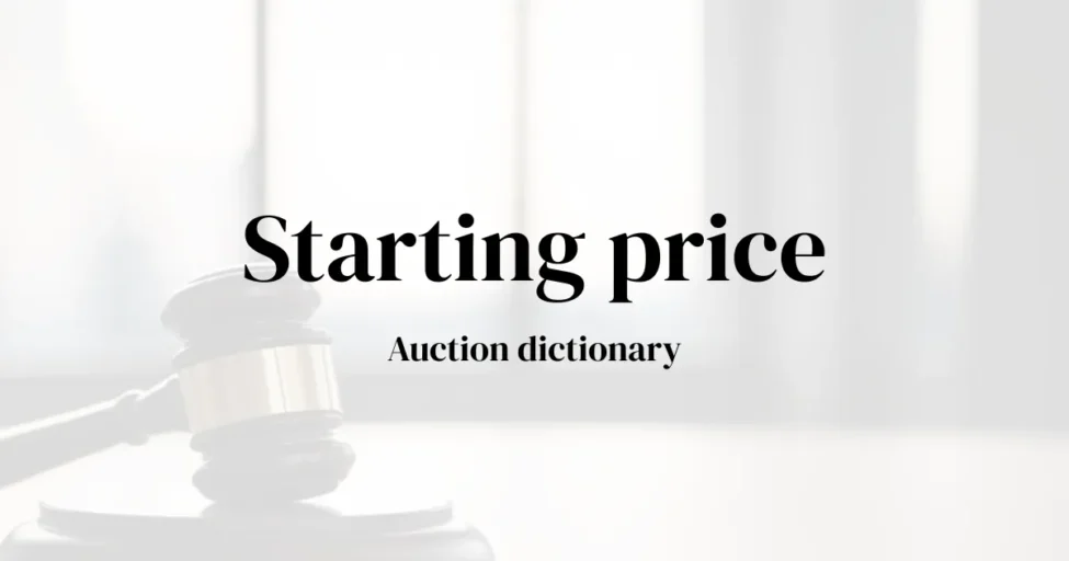 starting price