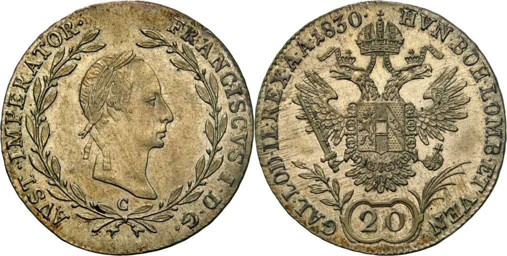 Franz 20 Kreuzer 1830 C